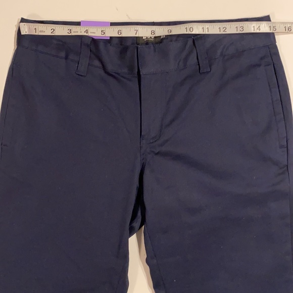 Lee Uniforms SZ 7 Juniors Low Rise Bootcut Navy Pants New D23 - Picture 6 of 13